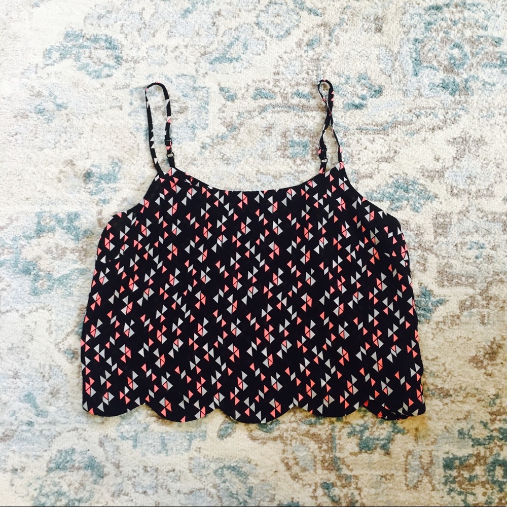 Printed Crop Top